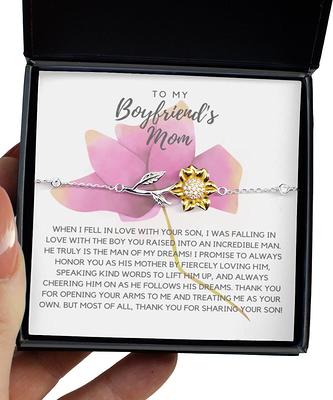 Buy Boyfriend Mom Necklace, Gift for Boyfriend Mother, Birthday Gift, Christmas Gift, Mothers Day Gift for Boyfriends Mom, 14kt Gold Fill Silver