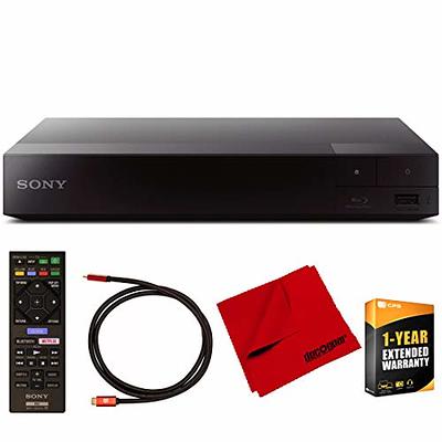 Sony 4K Upscaling 3D Streaming Blu-Ray Disc Player with Cable and Lens  Cleaner