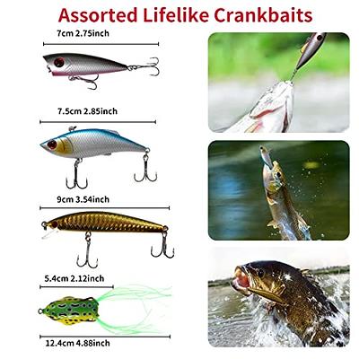 Fishing Gifts for Anglers Fishing Lure Set Bass with Topwater