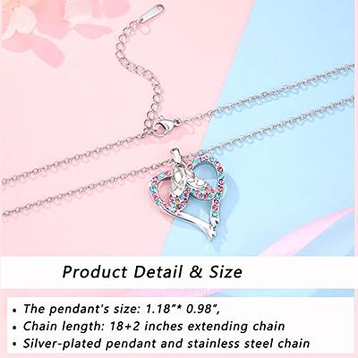 Amazon.com: Personalized Jewelry Gift - Forever Love Necklace, Happy 10th  Birthday Personalized Necklace with Message Card, Gift For 10 Year Old,  10th Birthday Necklace, 10 Year Old Girl Birthday Gift, One Size: