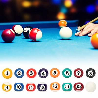 Billiards Pool Table Balls, Mini Billiard Ball Set Resin