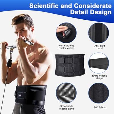 BraceUP Back Support, Back Brace for Men and Women - Lumbar Support Lower  Back Belt for Back Pain Relief, Herniated Disc, Heavy lifting, with Dual