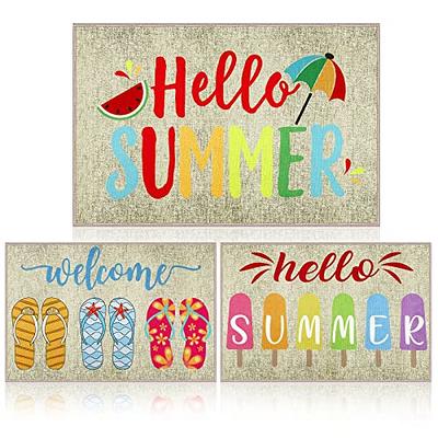 Front Door Mat Welcome Mats- Indoor Outdoor Rug Entryway Mats For Shoe  Scraper, Ideal For Inside Outside Home High Traffic Area, 35.4 Inch X 23.6  Inch