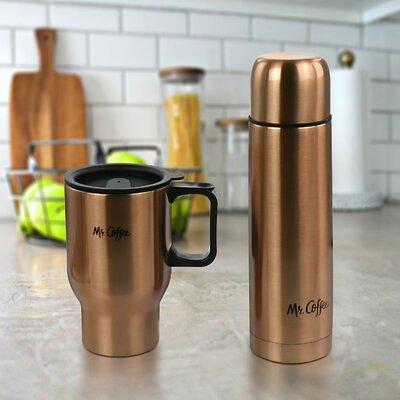 HAUSHOF 24 oz Travel Mug Stainless Double Wall Vacuum Insulated