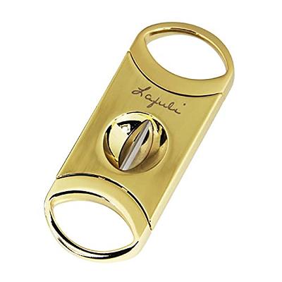 XIFEI Cigar Cutter, Stainless Steel V-Cut Cigar Cutter Built-in Cigar  Puncher (Black Gold-1) - Yahoo Shopping