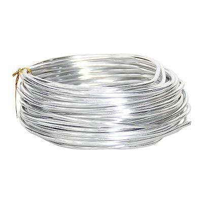 Buy Aluminum Craft Wire 9 Gauge, 3mm Thick 50 Feet Bendable