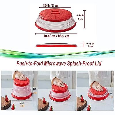 Large Microwave Cover for Food - Splatter Guard Lid - Cake Stand