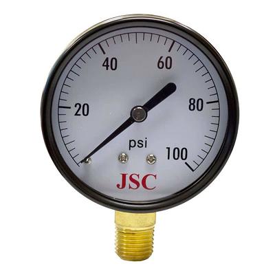 Jones Stephens J40502 Hot Water and Refrigerant Line Thermometer, Angle Pattern, Steel Well, 1/2 NPT