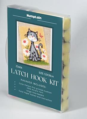 Numptain Latch Hook Kits for Kids,DIY Rug Crafts Owl Pattern Color