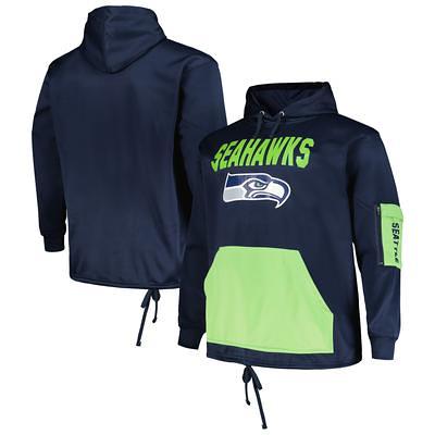 Nike Youth Nike College Navy Seattle Seahawks Sideline Fleece Performance Pullover  Hoodie