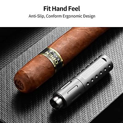 XIFEI Cigar Cutter V-Cut Guillotine 3 in 1 Straight Cut V Cutter with Cigar  Punch Stainless Steel Blade Ergonomic Design Secure-Lock Cigar