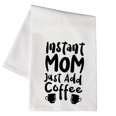 Best Mom Ever Blessed Mama Happy Mother's Day Home Kitchen Towels, 18 x 26  Inch Ultra Absorbent Coffee Tea Bar Hand Towels Bathroom Gift for Cooking