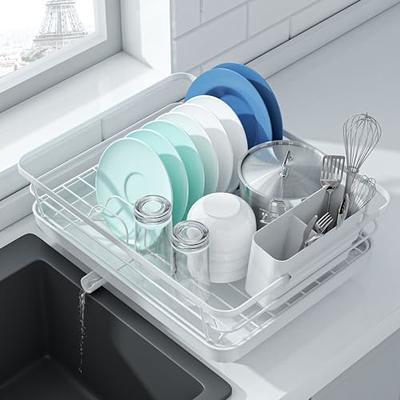 Dish Drying Rack Space-Saving Dish Rack Dish Racks for Kitchen Counter  Durable