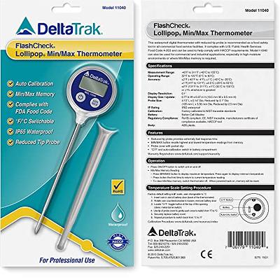 Deltatrak Waterproof Dishwasher Thermometer Kit