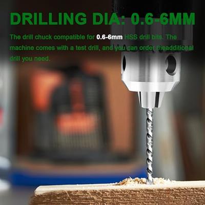 Mini Bench Drill Press, LAKIX Small Benchtop Drill Press High Precison, Low  Noise, Compact Size Desktop Drilling Machine, 7-Speed B10 Chuck for  Handicraft, DIY Jewelry Making, Metal Wood Working - Yahoo Shopping
