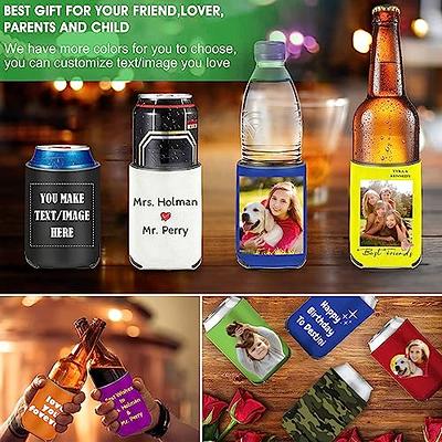 Personalized Can Coolers Set of 10 with Your Text Logo or Image Wedding  Favors Bachelor Party Favors Birthday Party Favors