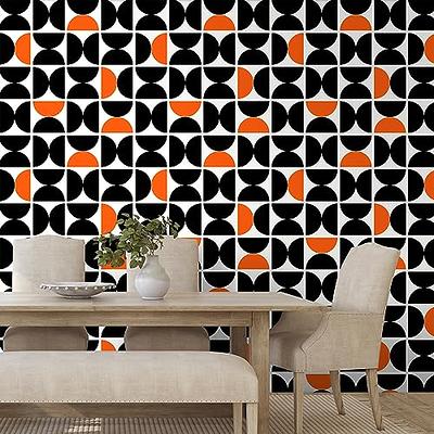 Decotalk Checkered Peel and Stick Wallpaper for Kitchen Backsplash