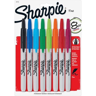 Sharpie Permanent Markers, Fine Tip, Assorted Metallic, 6/Pack (2029678)