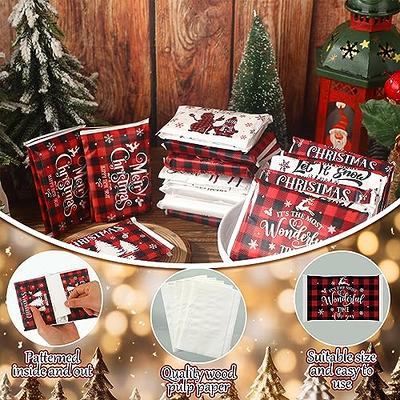 Zhanmai 24 Pack Christmas Pocket Facial Tissues Red Black Buffalo Plaid  Reindeer Travel Tissue 3 Ply Wallet Individual Size Pocket Tissues for Xmas  Holiday, 6 Styles - Yahoo Shopping