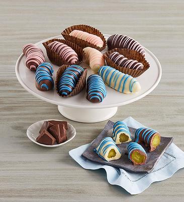 Pink And Blue Belgian Chocolate-Covered Pickles, Gifts by Harry & David -  Yahoo Shopping