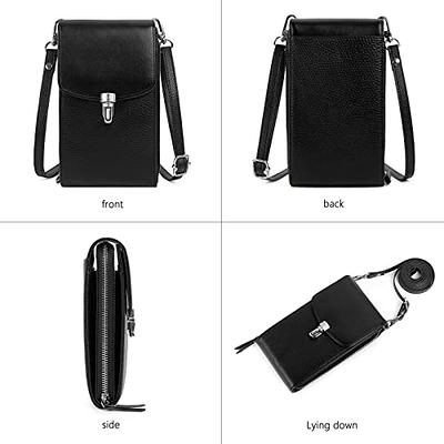 Small Crossbody Bag for Women Real Leather Cellphone Wallet