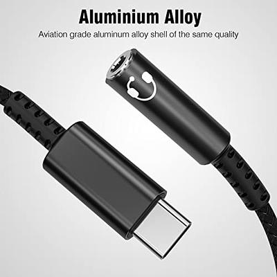 SOOMFON Adaptateur Audio USB C Jack 3.5mm et Chargeur 2 en 1 Adapteur Type C