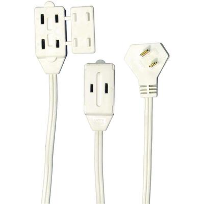 3-Outlet Indoor Polarized Extension Cords, 6 ft.