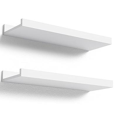 Boswillon Black Floating Shelves Set of 2, Wall Mounted Small Shelves for  Room, Modern Hanging Shelves for Wall Decor, Display Wall Storage Shelves