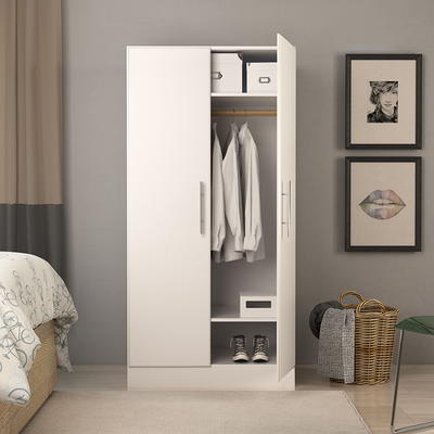 FUFU&GAGA White 4-Door Big Wardrobe Armoires (70.9 in. H x 63 in