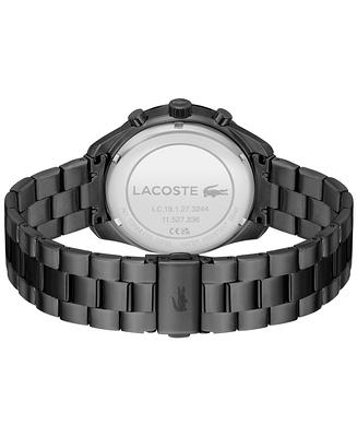 Lacoste Men\'s Boston Black Stainless Steel Bracelet Watch 42mm - Black -  Yahoo Shopping