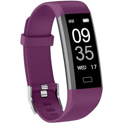  Vital Fit Track Vital Fit Track Smart Watch Fitness Tracker  with Heart Rate Blood Pressure Blood Oxygen Body Temperature Monitor Sleep  Tracking Step Counter Pedometer Ip67 Waterproof (Light purple) : Sports