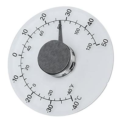 Circular Self Adhesive Window Outdoor Thermometer Pointer Temperature Meter