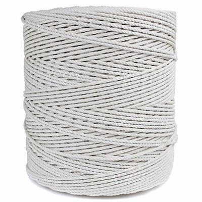 SINYLOO Natural Twisted Thick Cotton Rope - Brown Nautical Rope