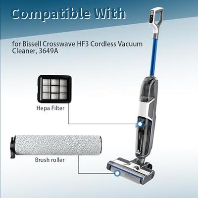 Replacement Brush Roller and Wet/Dry Compatible Cleaner HF3 Model Yahoo Kit - Filters 3649A Vacuum Cordless with Bissell Shopping HEPA Crosswave
