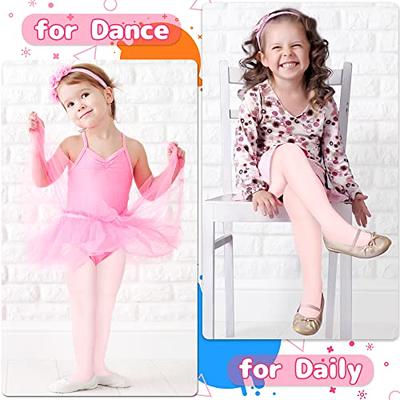 1 Pack Girls Toddler Student Ballet Dance Tights Footed Ultra Soft Student  Ballet Legging Stocking (Ballet Pink, Child Age 2-4)