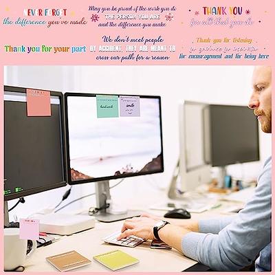 Qilery 100 Pcs Empowering Sticky Note Pads 3 x 4 Inch Employee Appreciation  Note Pad Motivational Fun Cute Sticky Notepads Inspirational Self Stick  Note Pad Gifts for Student Coworker Teacher Office - Yahoo Shopping