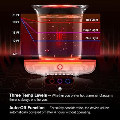 ENIGMA Coffee Mug Warmer for Desk, Electric Cup Candle Warmer with Auto  Shut Off, Smart Kitchen Gadget for Heating Coffee, Tea, Hot Chocolate, and