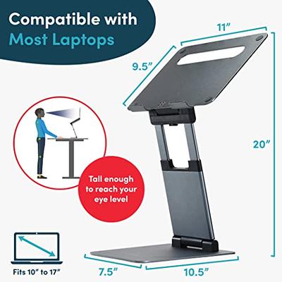 Ergonomic Laptop Stand For Desk, Adjustable Height Up To 20, Laptop Riser  Portable Computer, Laptop Stands, Fits All MacBook, Laptops 10 15 17