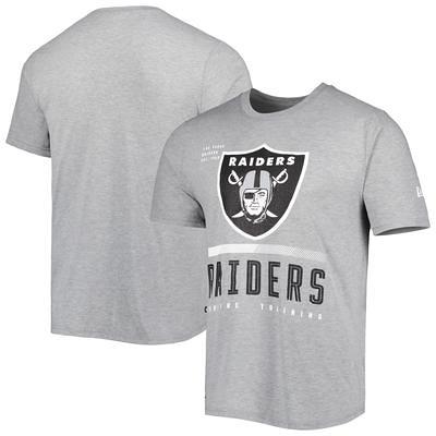 Men's New Era Heathered Gray Las Vegas Raiders Combine Authentic