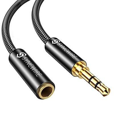 UGREEN 3.5mm Audio Cable Nylon Braided Aux Cord Male to Male Stereo Hi-Fi  Sound for Headphones Car Home Stereos Speakers Tablets Compatible with