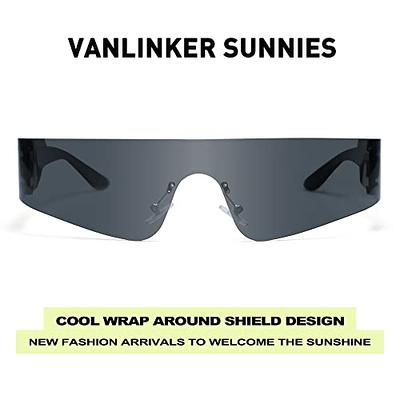  VANLINKER Wrap Around Sunglasses for Women Men Fashion