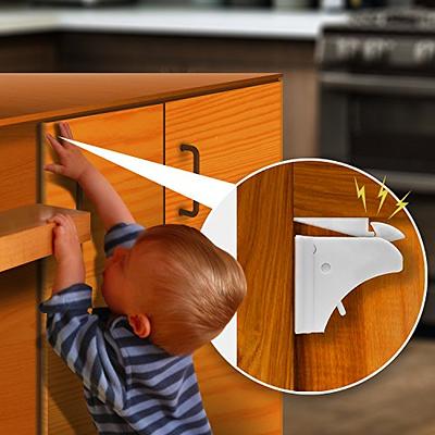 Child Proof Cabinet Locks - Magnetic Child Safety Locks - Baby