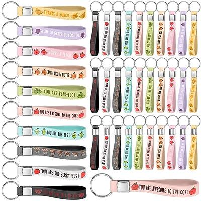 Roowest 40 Pcs Inspirational Appreciation Keychains Inspirational Thank You  Gifts for Volunteer Employee Coworker Teacher Nurse