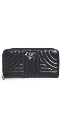 What Goes Around Comes Around Prada Pink Saffiano Wallet on Chain