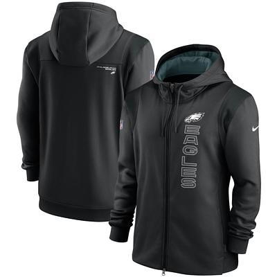 Nike Men's Philadelphia Eagles Sideline Club Black Pullover Hoodie