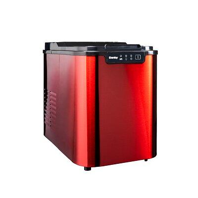 MAGIC CHEF MCIM22R 27lb Ice Maker - Red 