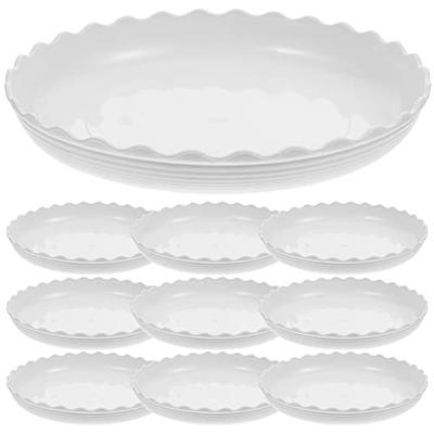 5pcs 6/8/12 Inch Plant Trays Plastic Saucer Round Drip Trays