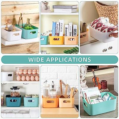 Handled Pantry Organizer Storage Baskets