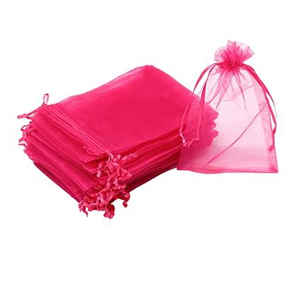 Dealglad 50Pcs Black Organza Bags 3x4 inch, Small Jewelry Bags Drawstring  Mesh Gift Bags Wedding Party Favor Halloween Candy Pouches