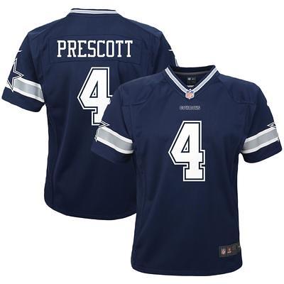 Men's Nike Dak Prescott Gray Dallas Cowboys Atmosphere Fashion Game Jersey Size: Small